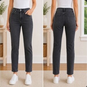 AGOLDE Sophie Crop Jeans Women 24‎ Grey High Rise Skinny Denim A018D-844